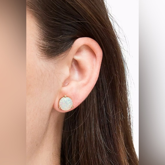 🩷NEW KATE SPADE Rise & Shine Glitter Studs - Picture 3 of 6